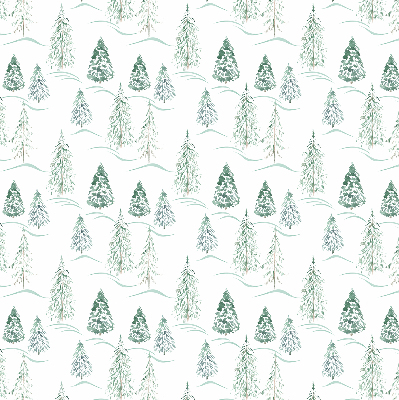 Rolgordijn voor het raam Bomen