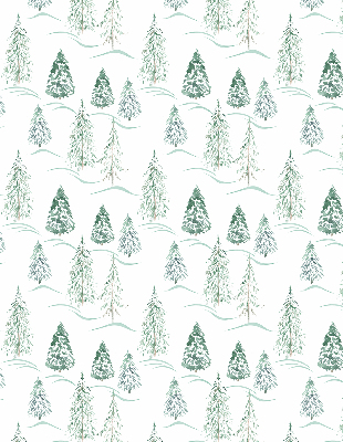 Rolgordijn voor het raam Bomen