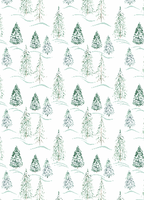 Rolgordijn voor het raam Bomen