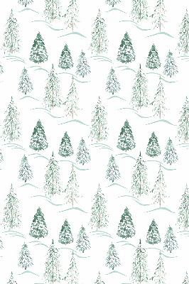 Rolgordijn voor het raam Bomen