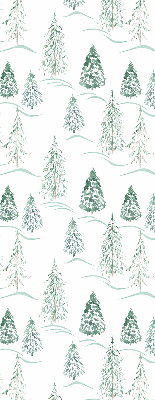 Rolgordijn voor het raam Bomen