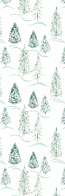 Rolgordijn voor het raam Bomen