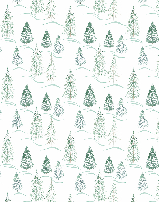 Rolgordijn voor het raam Bomen