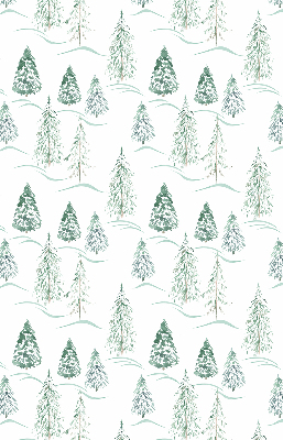 Rolgordijn voor het raam Bomen