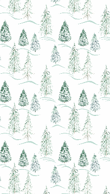 Rolgordijn voor het raam Bomen