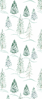 Rolgordijn voor het raam Bomen