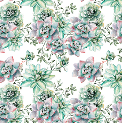 Rolgordijn voor het raam Groene planten