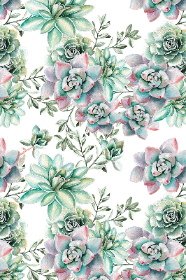 Rolgordijn voor het raam Groene planten