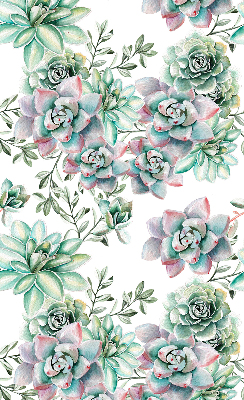 Rolgordijn voor het raam Groene planten