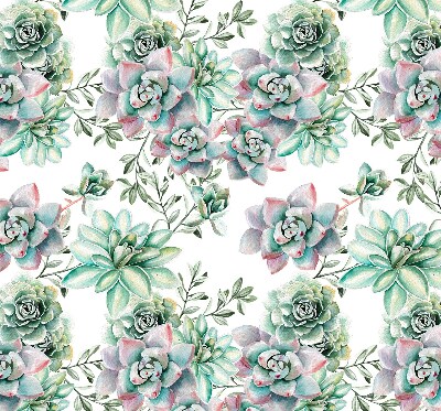 Rolgordijn voor het raam Groene planten