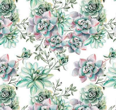 Rolgordijn voor het raam Groene planten