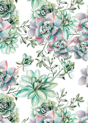 Rolgordijn voor het raam Groene planten