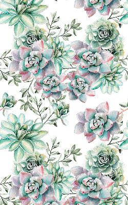 Rolgordijn voor het raam Groene planten