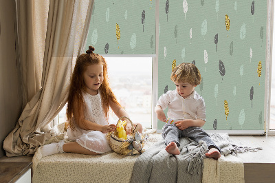 Rolgordijn verduisterend Kleurrijke bomen