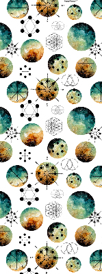 Rolgordijn verduisterend Gekleurde cirkels