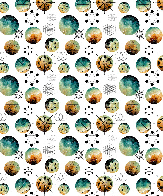 Rolgordijn verduisterend Gekleurde cirkels