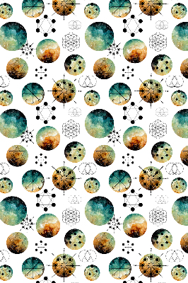 Rolgordijn verduisterend Gekleurde cirkels