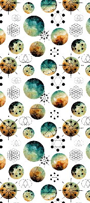 Rolgordijn verduisterend Gekleurde cirkels