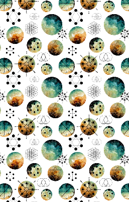 Rolgordijn verduisterend Gekleurde cirkels