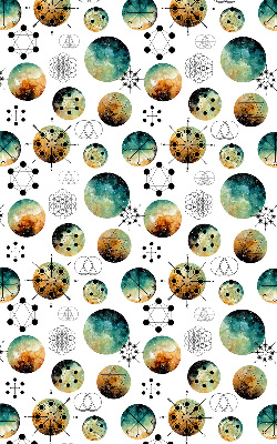 Rolgordijn verduisterend Gekleurde cirkels