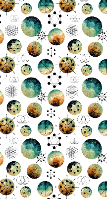 Rolgordijn verduisterend Gekleurde cirkels