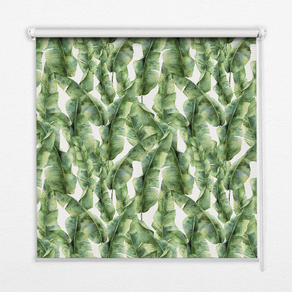 Rolgordijn voor het raam Bladeren