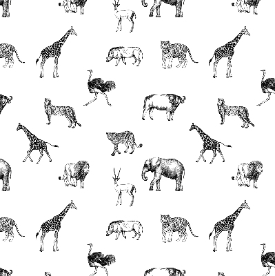 Rolgordijn verduisterend Dieren