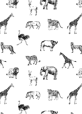 Rolgordijn verduisterend Dieren