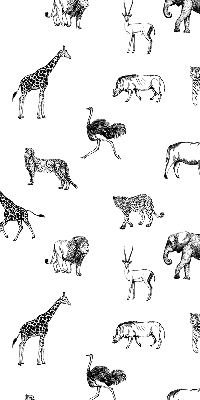 Rolgordijn verduisterend Dieren