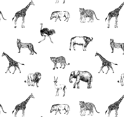 Rolgordijn verduisterend Dieren