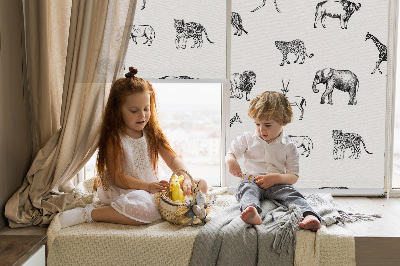 Rolgordijn verduisterend Dieren