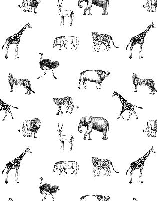 Rolgordijn verduisterend Dieren