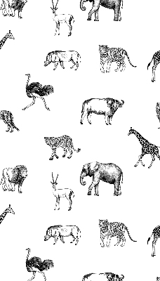 Rolgordijn verduisterend Dieren