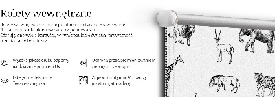 Rolgordijn verduisterend Dieren