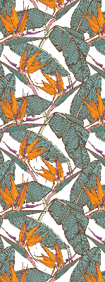 Rolgordijn verduisterend Bloemen en bladeren