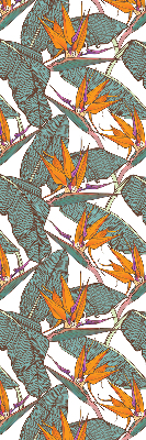 Rolgordijn verduisterend Bloemen en bladeren