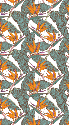 Rolgordijn verduisterend Bloemen en bladeren