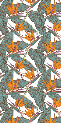 Rolgordijn verduisterend Bloemen en bladeren