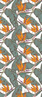 Rolgordijn verduisterend Bloemen en bladeren