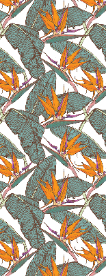 Rolgordijn verduisterend Bloemen en bladeren