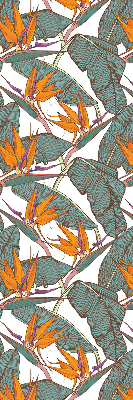 Rolgordijn verduisterend Bloemen en bladeren