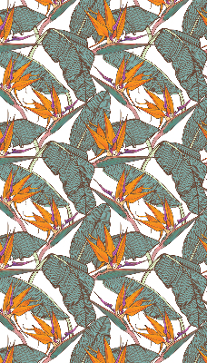 Rolgordijn verduisterend Bloemen en bladeren