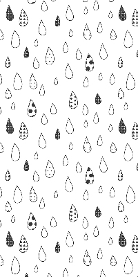 Rolgordijn voor het raam Druppels