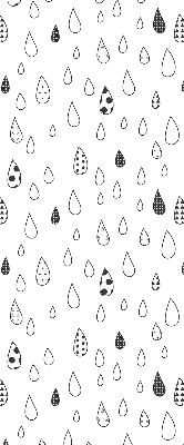 Rolgordijn voor het raam Druppels