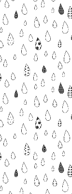 Rolgordijn voor het raam Druppels