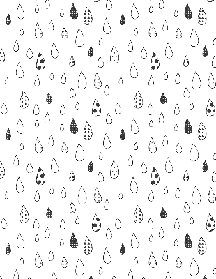 Rolgordijn voor het raam Druppels