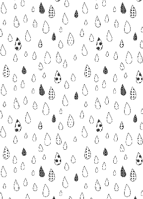 Rolgordijn voor het raam Druppels