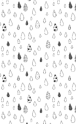 Rolgordijn voor het raam Druppels