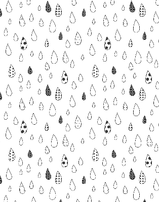 Rolgordijn voor het raam Druppels