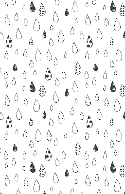 Rolgordijn voor het raam Druppels